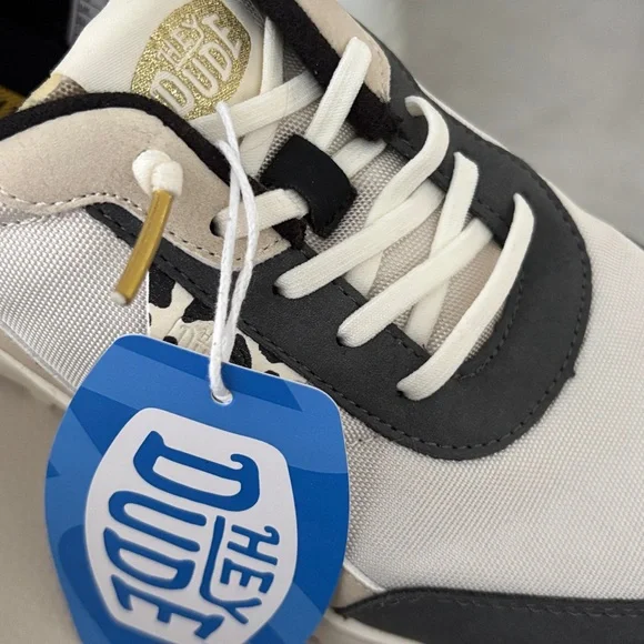 Hey Dude Cream and Black Casual Shoes - Picture 5 of 6